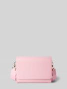 Seidenfelt Handtasche mit Label-Prägung Modell 'TOLITA' in Pink, Größe...
