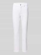Cambio Regular Fit Jeans mit verkürzter Beinlänge in Weiss, Größe 32