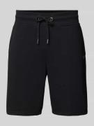 Gant Regular Fit Shorts mit elastischem Bund in Black, Größe M