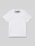 The North Face T-Shirt mit Label-Print Modell 'ZUMU' in Weiss, Größe 1...