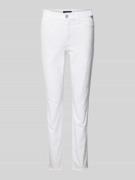 Marc Cain Slim Fit Jeans in unifarbenem Design in Weiss, Größe 40