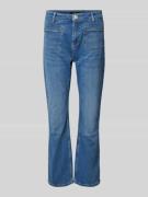 OPUS Bootcut Jeans mit Ziernähten Modell 'Edmea french' in Jeansblau, ...