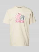 MARKET T-Shirt mit Rundhalsausschnitt Modell 'PINK PANTHER' in Ecru, G...
