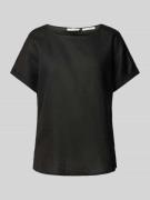 Christian Berg Woman Blusenshirt aus Leinen mit Rundhalsausschnitt in ...