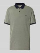 Gant Slim Fit Poloshirt mit Label-Stitching in Oliv, Größe S
