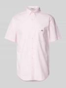 Gant Freizeithemd mit Label-Stitching in Rose, Größe S
