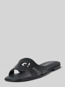 Guess Slides mit Label-Detail Modell 'CIELLA' in Black, Größe 36