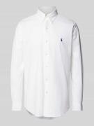 Polo Ralph Lauren Custom Fit Freizeithemd mit Logo-Stitching in Weiss,...