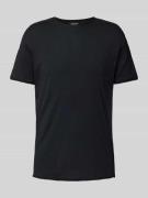 Strellson T-Shirt mit Rundhalsausschnitt und melierter Optik in Black,...