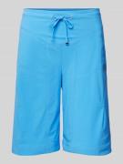 Raffaello Rossi Shorts in unifarbenem Design in Blau, Größe 36
