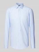 BOSS Regular Fit Business-Hemd mit Kentkragen Modell 'Hank' in Bleu, G...