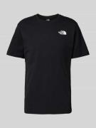 The North Face T-Shirt mit Label-Print Modell 'REDBOX' in Black, Größe...