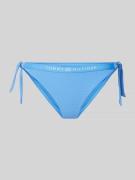 TOMMY HILFIGER Bikini-Slip mit Label-Print in Blau, Größe S