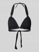 Barts Bikini-Oberteil mit Neckholder Modell 'Solid' in Black, Größe 36