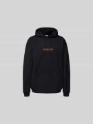 VETEMENTS Oversized Hoodie mit Label-Print in Black, Größe S