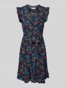 Apricot Knielanges Kleid mit floralem Allover-Print in Marine, Größe X...