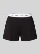Guess Regular Fit Shorts mit elastischem Label-Bund Modell 'CARRIE' in...