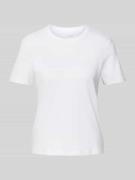 Mango T-Shirt mit Rundhalsausschnitt Modell 'RITA' in Weiss, Größe L