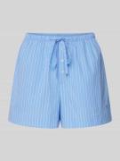 Marc O'Polo Flared Pyjama-Shorts mit Streifenmuster Modell 'MIX N MATC...