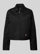 Dickies Cropped Jacke in unifarbenem Design in Black, Größe XS