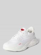 HUGO Sneaker mit Label-Details Modell 'Leon' in Weiss, Größe 40