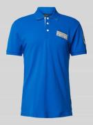 Napapijri Slim Fit Poloshirt mit Label-Patch Modell 'E-AMUNDSEN' in Ro...