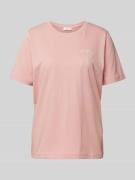 s.Oliver RED LABEL T-Shirt mit Motiv-Print in Rosa, Größe 38