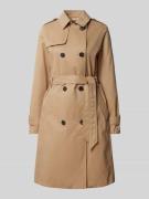 s.Oliver RED LABEL Trenchcoat mit Bindegürtel in Sand, Größe 38