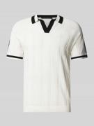 Drykorn Strickshirt mit Polokragen Modell 'Leamor' in Offwhite, Größe ...