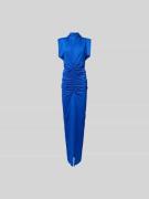 Victoria Beckham Maxikleid mit Raffungen in Bleu, Größe XS/S