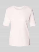 Montego T-Shirt mit Rundhalsausschnitt in Rose, Größe XS