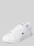 Lacoste Sneaker aus Leder-Mix Modell 'CARNABY PRO' in Weiss, Größe 45