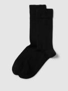 s.Oliver RED LABEL Socken aus Bio-Baumwolle im 2er-Pack in Black, Größ...