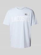 Lacoste T-Shirt mit Label-Badge Modell 'FRENCH ICONICS' in Hellblau, G...