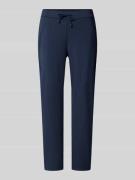 Tom Tailor Tapered Fit Hose mit Bindegürtel in Marine, Größe 36/28