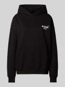 Pegador Oversized Hoodie mit Label-Print Modell 'CANIA' in Black, Größ...