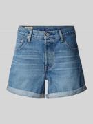Levi's® Regular Fit Jeansshorts im 5-Pocket-Design Modell '501®' in Je...