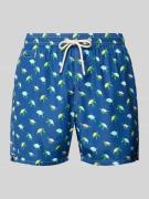 MC2 Saint Barth Badeshorts mit Allover-Motiv-Print Modell 'LIGHTING' i...