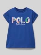 Polo Ralph Lauren Teens T-Shirt mit Label-Print in Blau, Größe 152