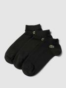 Lacoste Socken mit Logo-Stitching im 3er-Pack in Black, Größe 39/42
