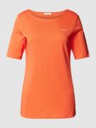Marc O'Polo T-Shirt mit U-Boot-Ausschnitt in Orange, Größe S
