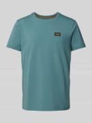 PME Legend T-Shirt mit Label-Patch Modell 'GUYVER' in Petrol, Größe M