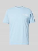 MC2 Saint Barth T-Shirt mit Statement-Print in Bleu, Größe M