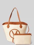 VALENTINO BAGS Shopper mit Label-Applikation Modell 'COVENT' in Cognac...