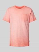Blend T-Shirt mit Brusttasche Modell 'NOEL' in Koralle, Größe S