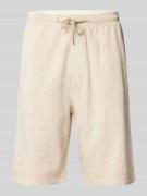 s.Oliver RED LABEL Regular Fit Bermudas in Melange-Optik in Beige, Grö...