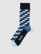 Happy Socks Socken mit Allover-Muster Modell 'FILLED OPTIC' in Blau, G...