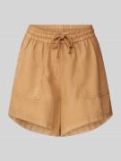 Only Shorts mit Eingrifftaschen Modell 'KENYA' in Camel, Größe XS