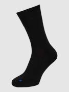 Falke Socken aus Baumwollmischung Modell 'Run' in Black, Größe 39/41