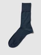Falke Socken in melierter Optik in Jeansblau Melange, Größe 39/40
